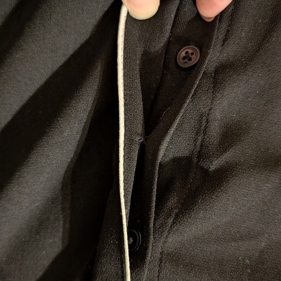 Tristan Elegant Black Shirt Dress - Picture 6 of 6